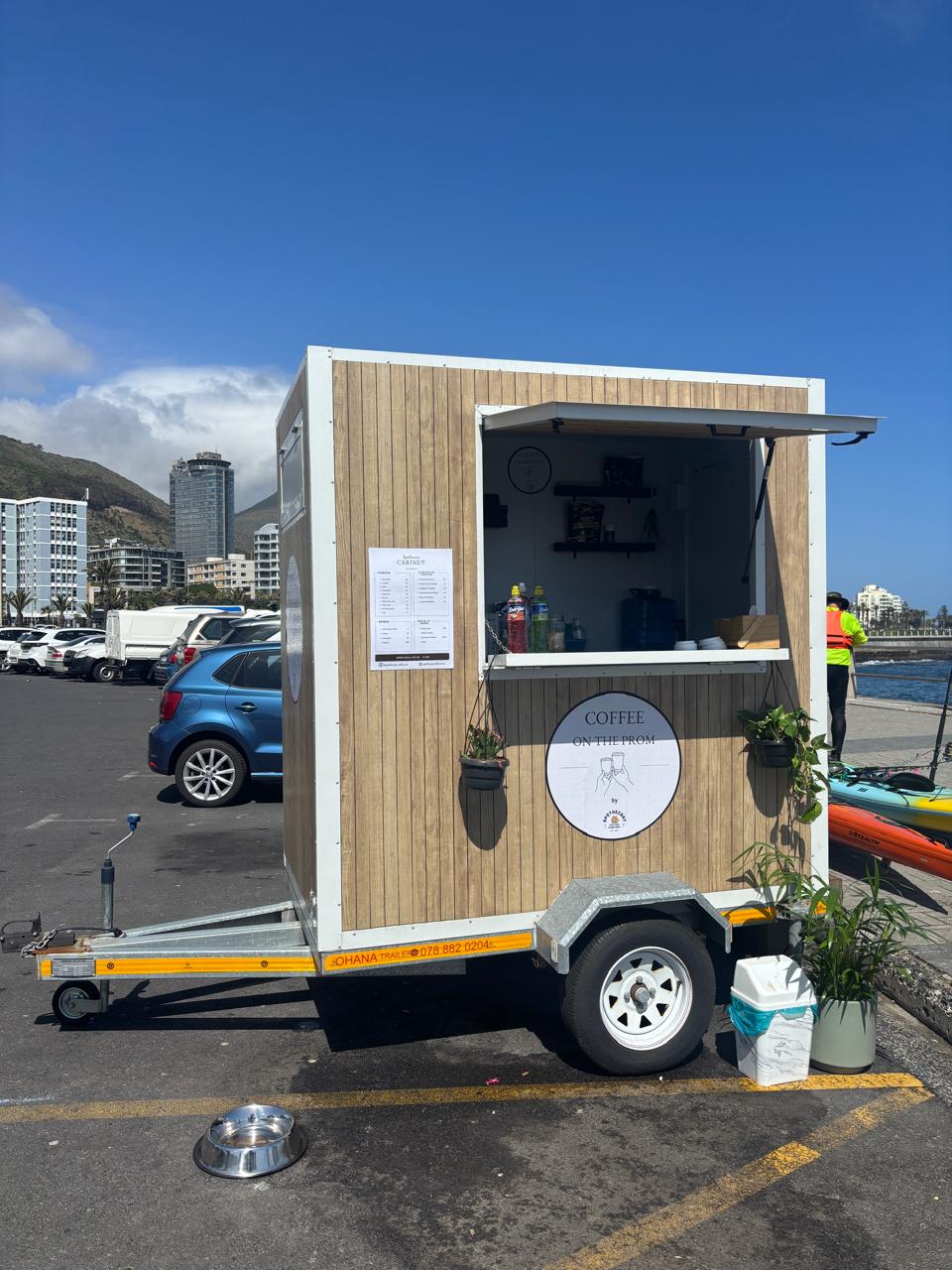 Early days of the Apothecary Coffee trailer