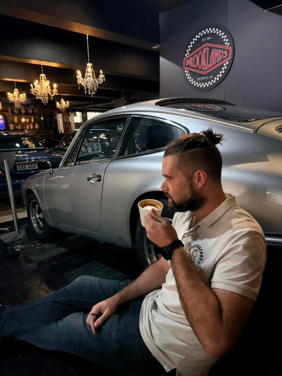 Apothecary Coffee trailer at an event