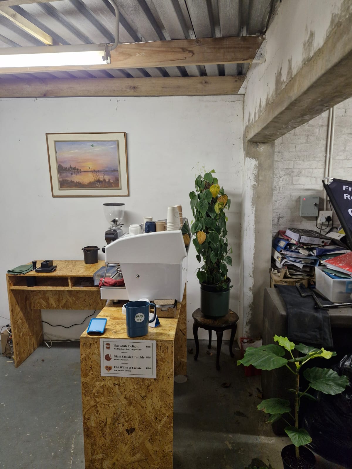 Inside the Blaauwberg coffee hatch
