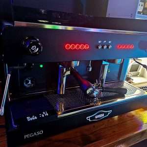 Wega Pegaso 2-Group Commercial Espresso Machine — Black (Second-Hand)